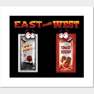 East meets West Posters and Art